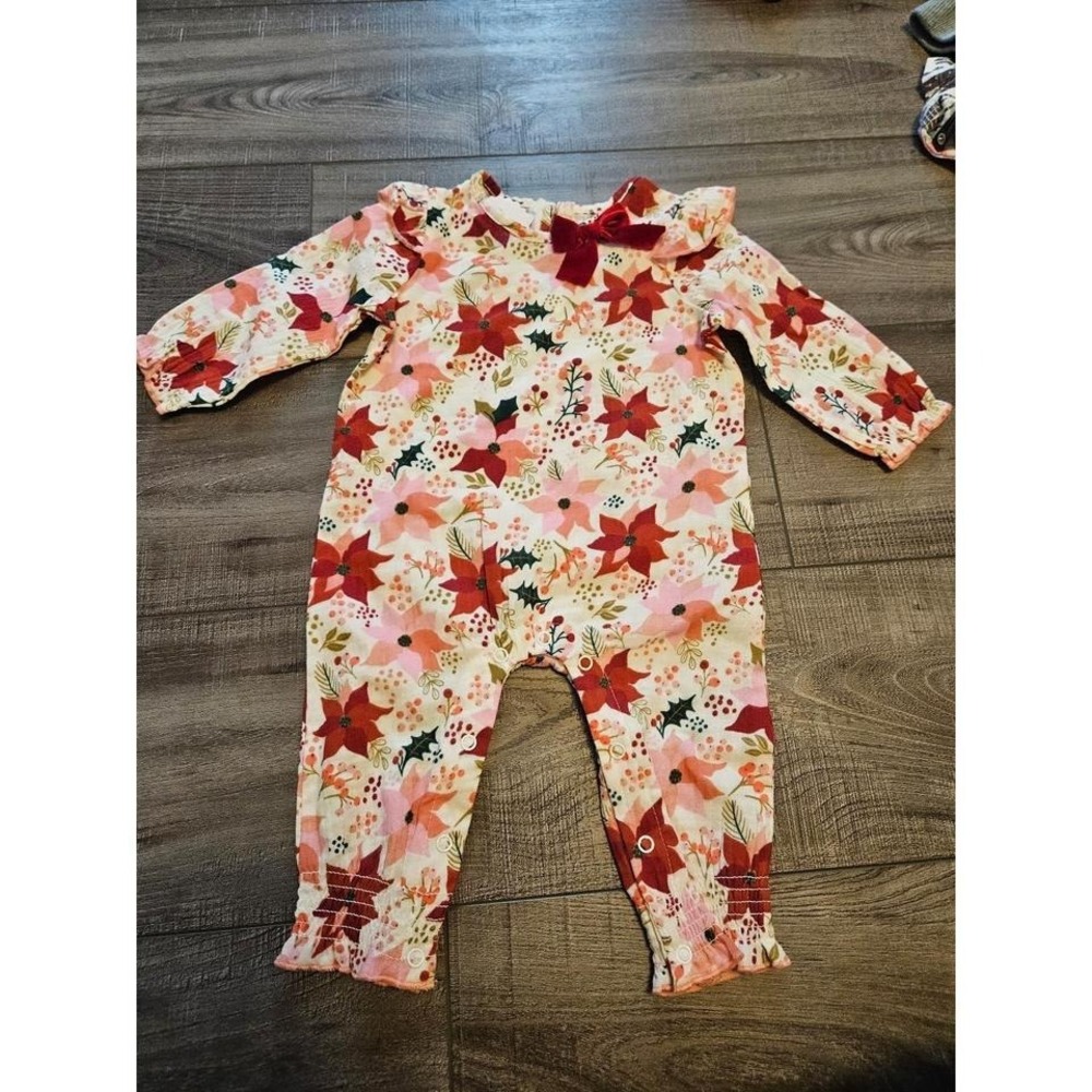 Mud pie baby girl romper 3-6 mos